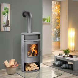 Justus Kaminofen Island Aqua waterkachel 5