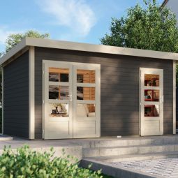 Karibu Woodfeeling tuinhuis Mattrup Terragrau 5