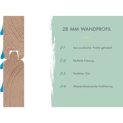 Karibu Woodfeeling tuinhuis Mattrup Terragrau 12