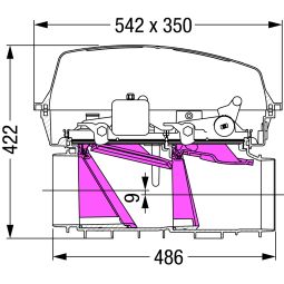 KESSEL Terugstuwautomaat Staufix-FKA-Comfort Modulset voor 3