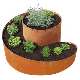 bellissa Kräuterspirale Corten kruidenspirale kruidensnailerf 3