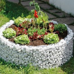 bellissa steenkorf verhoogde plantenbak rond 3