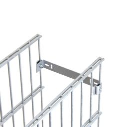 bellissa Steenkorf hek wandaansluitinghouder set 4