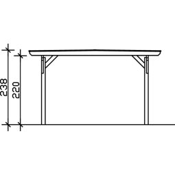 Skan Holz Enkelelement Carport Odenwald 5