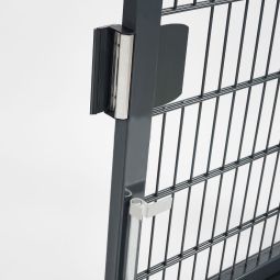 Wellker golfplaat zwaaivleugelhek zwaar Antraciet 5