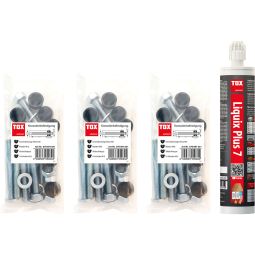 TOX-set bevestiging voor montage van 3