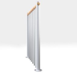 Minka balustrade wit met verticale 3