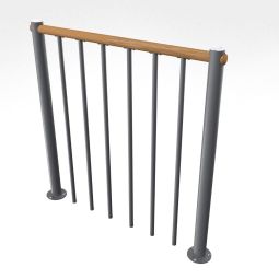 Minka brustvering grijs met verticale 4