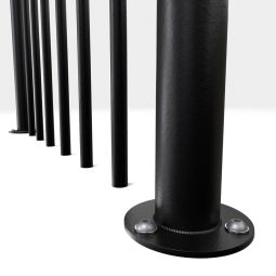 Minka-balustrade zwart met verticale stijlen 7