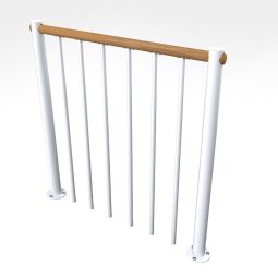 Minka balustrade wit met verticale 4