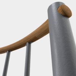Minka balustrade grijs met verticale 6