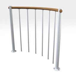 Minka-balustrade wit met verticale stijlen 3