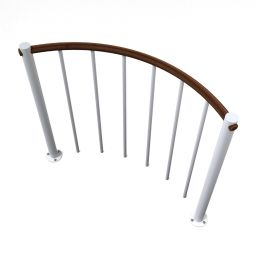 Minka-balustrade wit met verticale stijlen 4