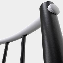 Minka balustrade zwart met verticale 6