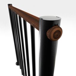 Minka-balustrade zwart met verticale stijlen 5