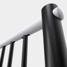 Minka-balustrade zwart met verticale stijlen 6