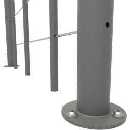 Minka balustrade grijs met onderrails 7