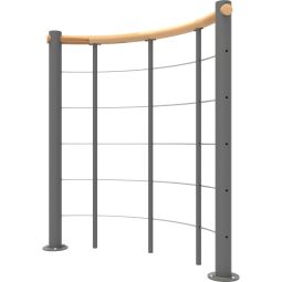 Minka balustrade grijs met ondergurten 3