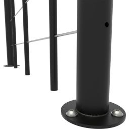 Minka balustrade zwart met onderliggers 7