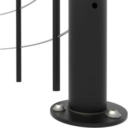 Minka balustrade zwart met ondergordels 9