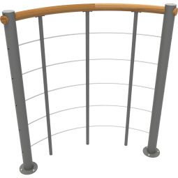 Minka balustrade grijs met ondergurten 4