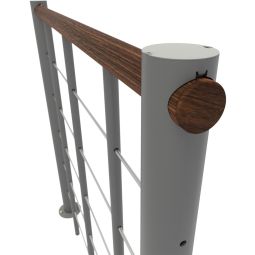 Minka balustrade grijs met onderrails 5