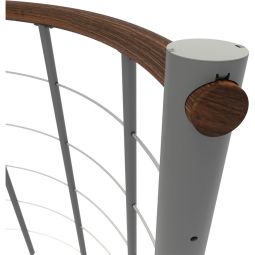Minka balustrade grijs met ondergurten 5
