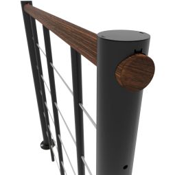 Minka balustrade zwart met onderliggers 5