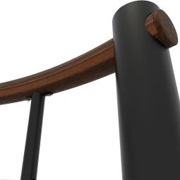 Minka balustrade zwart met ondergordels 7
