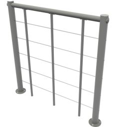 Minka balustrade met onderliggers en 4