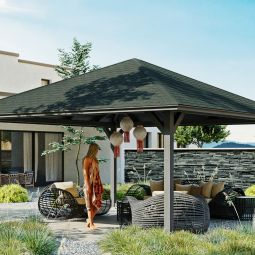 Skan Holz Paviljoen Cannes Leisteengrijs 6