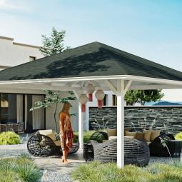 Skan Holz Houten paviljoen Cannes 6