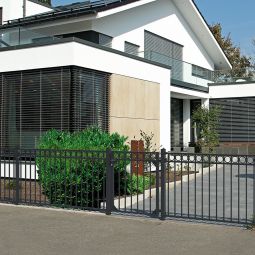 Alberts tuinafscheiding-aanbauset Circle mat zwart 3