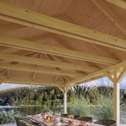 Skan Holz Pavillon Orleans naturel 3