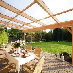 Skan Holz Terrasoverkapping Ravenna Terrassendak 7
