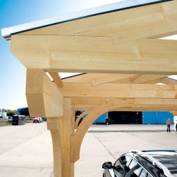 Skan Holz Enkelvoudige Carport Westerwald 4