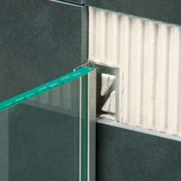 BLANKE Tegelprofiel Opnameprofiel AQUA-GLAS Roestvrijstaal 4