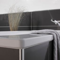BLANKE Tegelprofiel Kwartcirkel-Profiel Aluminium Zwart 7