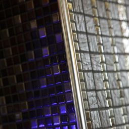 BLANKE tegelprofielen kwartcirkel-profiel aluminium goudkleurig 6