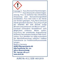 AURO schimmelverwijderaar Nr. 412 voor 4