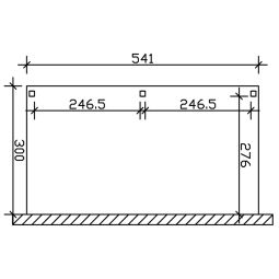 SKAN HOLZ Carport Vogtland Aanleuncarport, 8