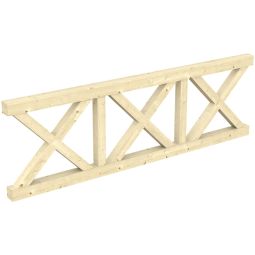Skan Holz balustrade Andreaskreuz, voor 3