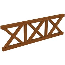 Skan Holz balustrade Andreaskreuz, voor 3