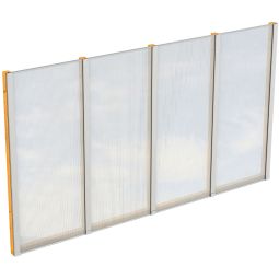 Skan Holz zijwand Polycarbonat Vrijstaand 3