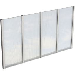 Skan Holz zijwand polycarbonaat vrijstaand 3
