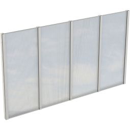 Skan Holz zijwand polycarbonaat vrijstaand 3