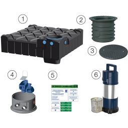 Rewatec F-Line Diver woninginstallatie regenwatertank 4