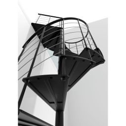 Minka Spiltrap Milano zwart Wendeltrrap 7