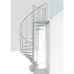 Minka Spiltrap Milano wit Wendeltrappen 7