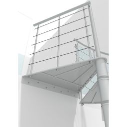 Minka Spiltrap Milano wit Wendeltrappen 5
